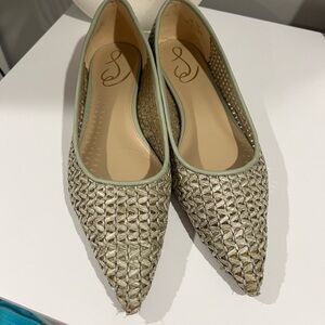 Sam Edelman green flats size 7